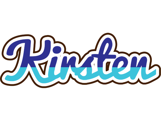 Kirsten raining logo
