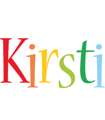 Kirsti birthday logo