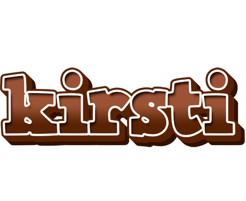 Kirsti brownie logo