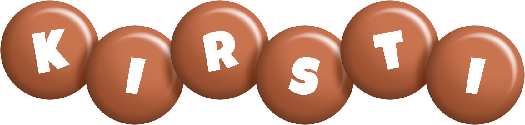 Kirsti candy-brown logo