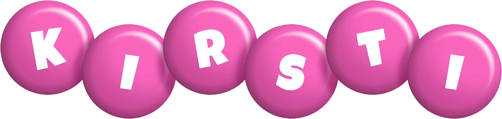 Kirsti candy-pink logo