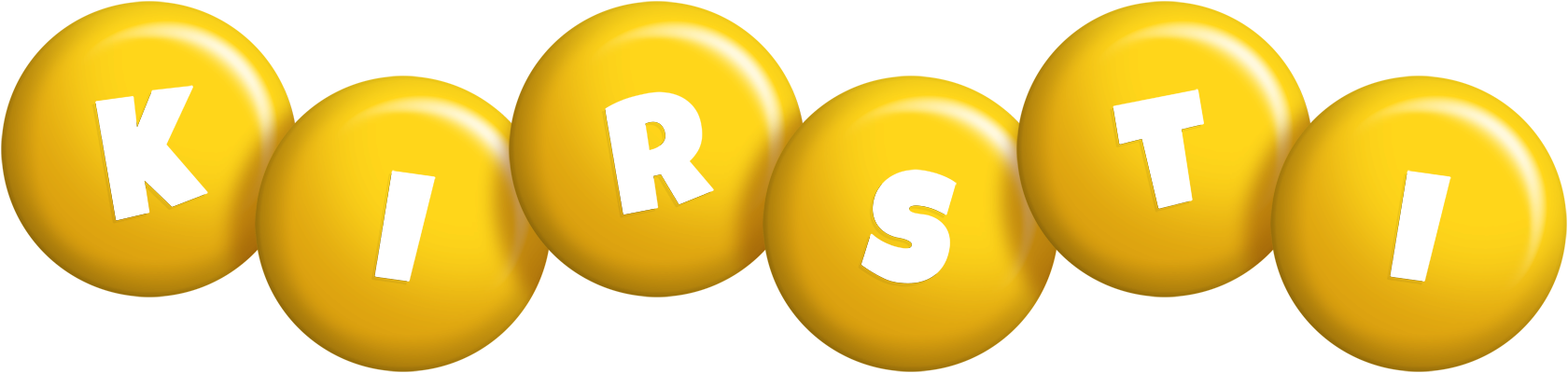 Kirsti candy-yellow logo