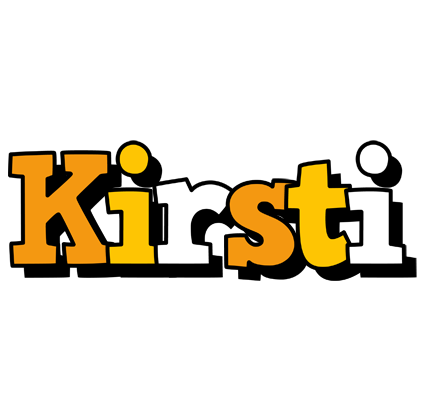 Kirsti cartoon logo