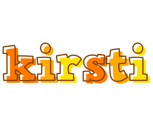 Kirsti desert logo