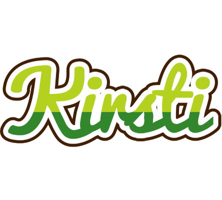 Kirsti golfing logo