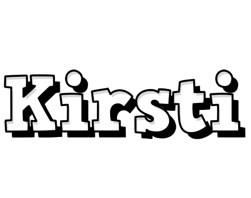 Kirsti snowing logo