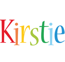 Kirstie birthday logo
