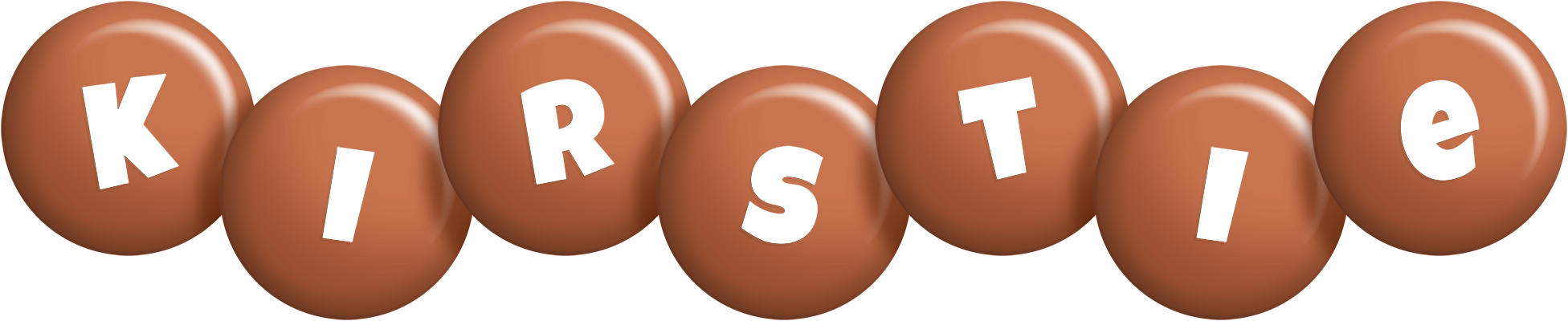 Kirstie candy-brown logo