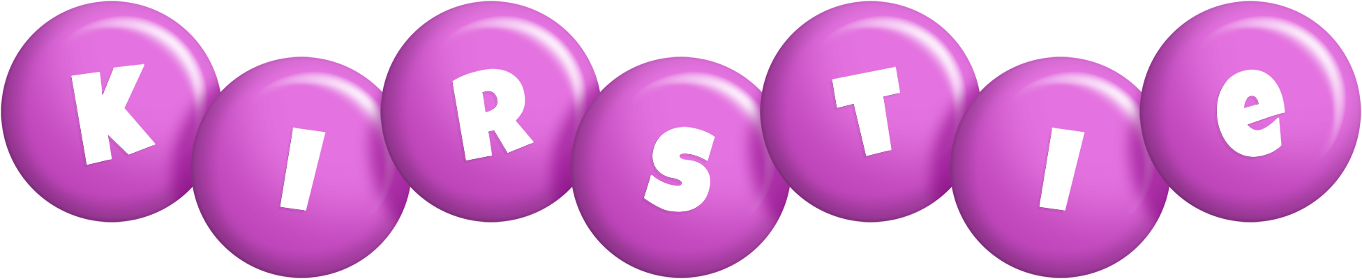 Kirstie candy-purple logo