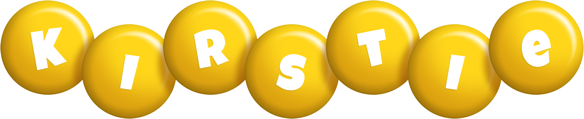 Kirstie candy-yellow logo