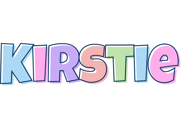 Kirstie pastel logo