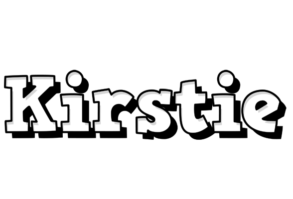 Kirstie snowing logo
