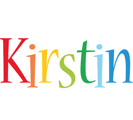 Kirstin birthday logo