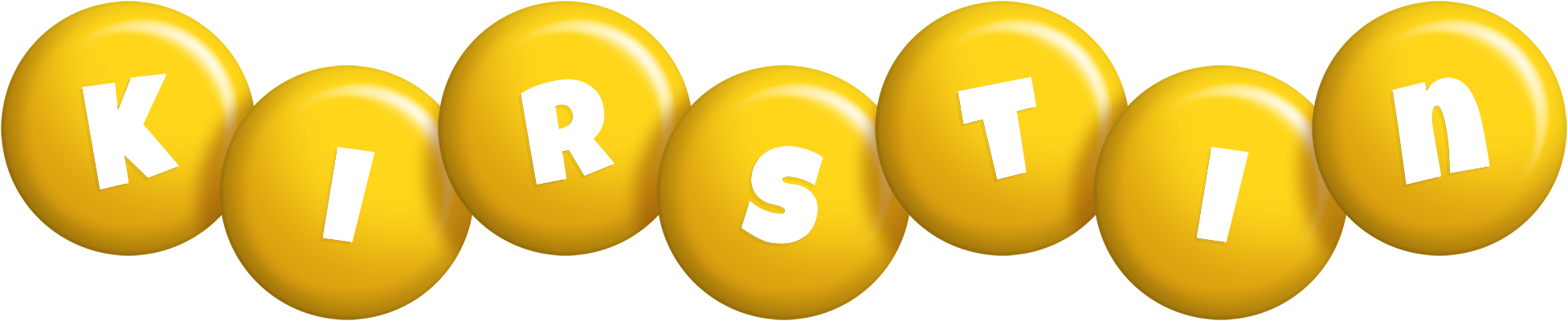 Kirstin candy-yellow logo