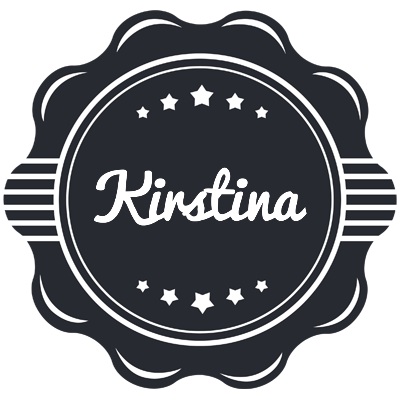 Kirstina badge logo