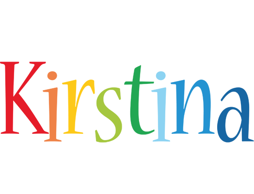 Kirstina birthday logo