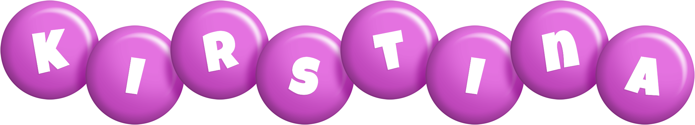 Kirstina candy-purple logo
