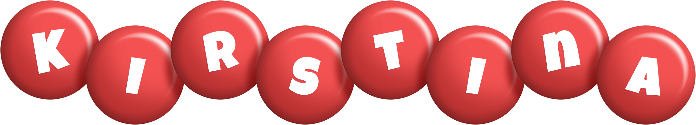 Kirstina candy-red logo