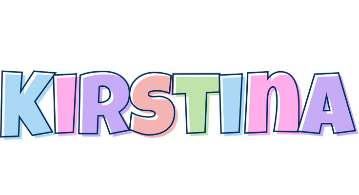 Kirstina pastel logo