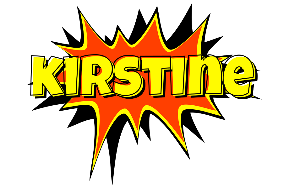 Kirstine bazinga logo