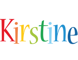 Kirstine birthday logo