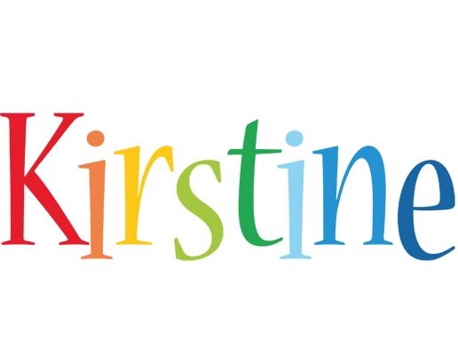 Kirstine birthday logo