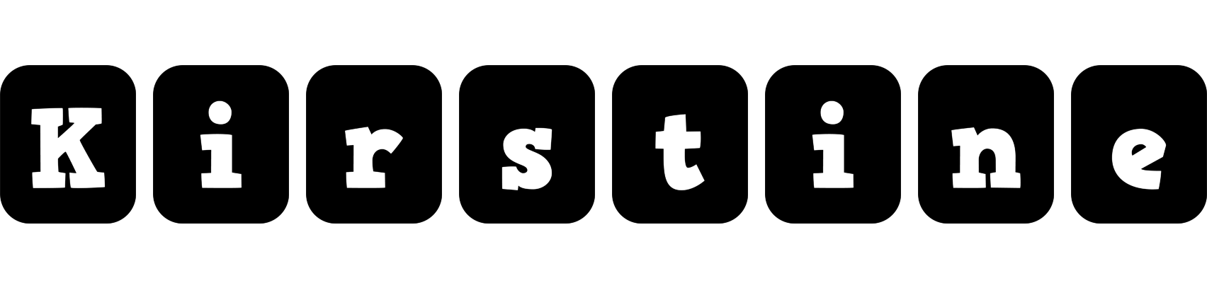 Kirstine box logo