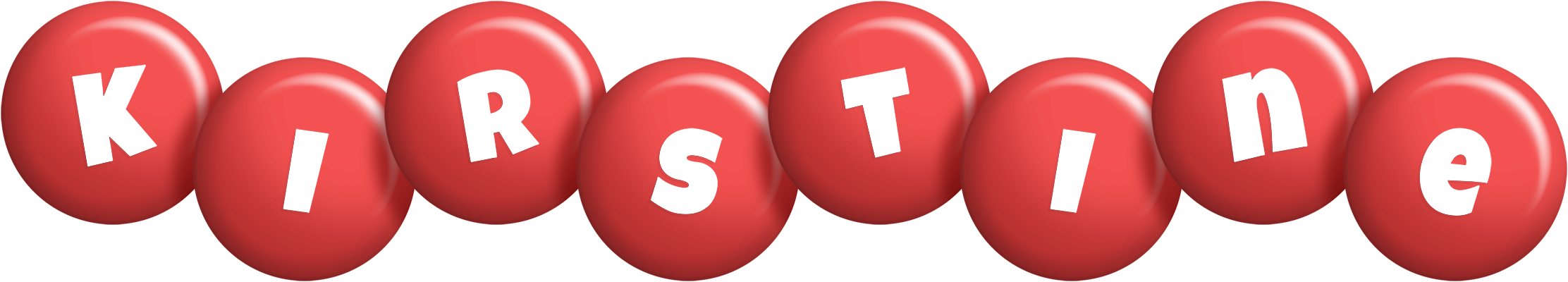Kirstine candy-red logo