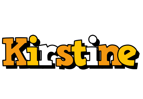Kirstine cartoon logo