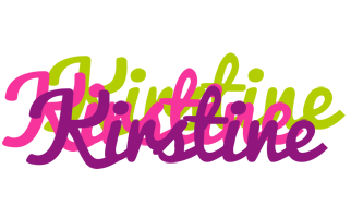 Kirstine flowers logo