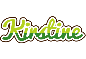 Kirstine golfing logo