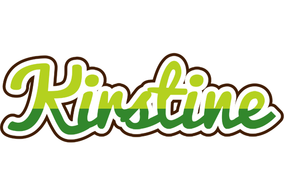 Kirstine golfing logo
