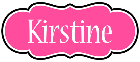 Kirstine invitation logo