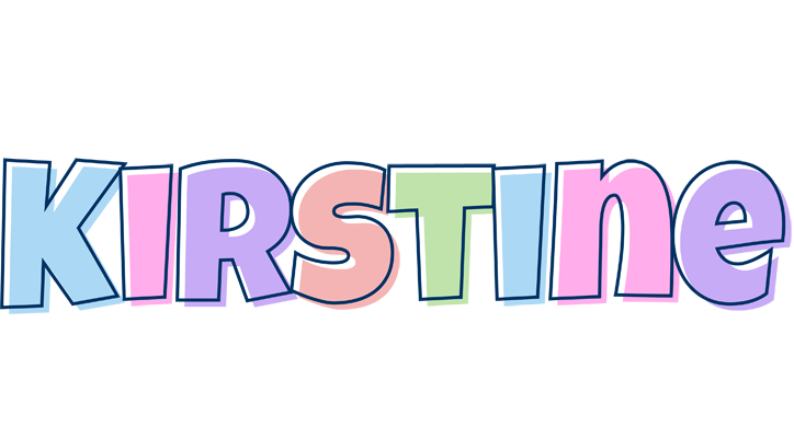 Kirstine pastel logo