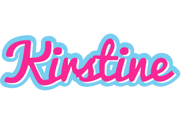 Kirstine popstar logo