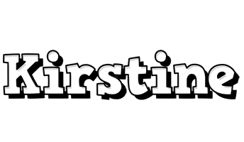 Kirstine snowing logo