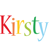 Kirsty birthday logo