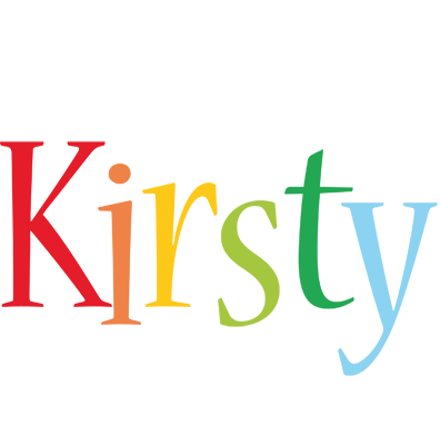 Kirsty birthday logo