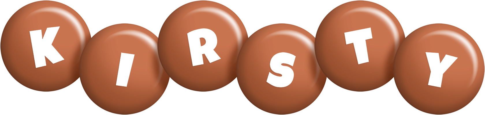 Kirsty candy-brown logo