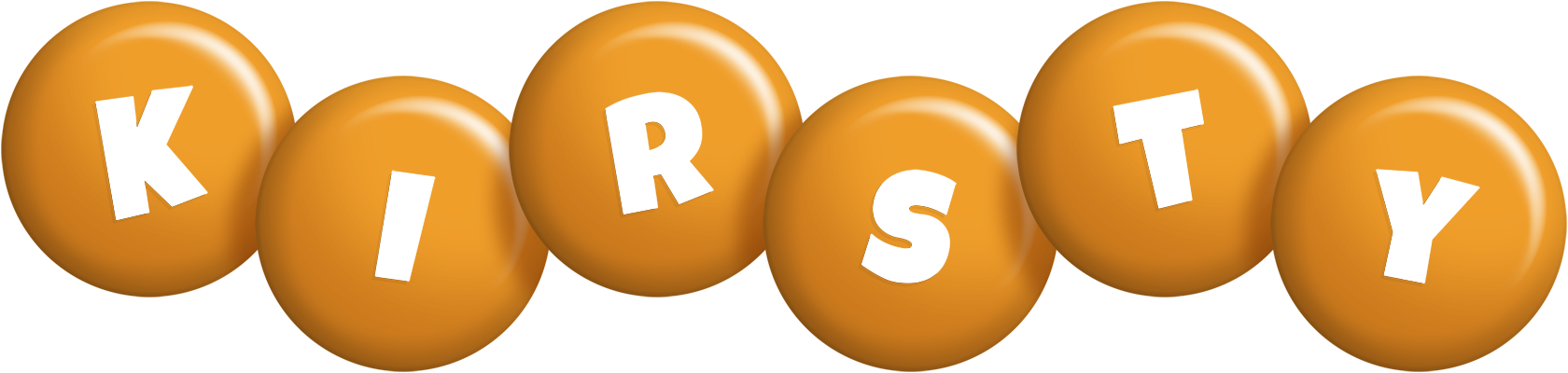 Kirsty candy-orange logo