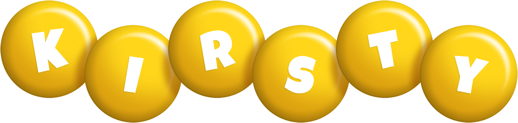 Kirsty candy-yellow logo