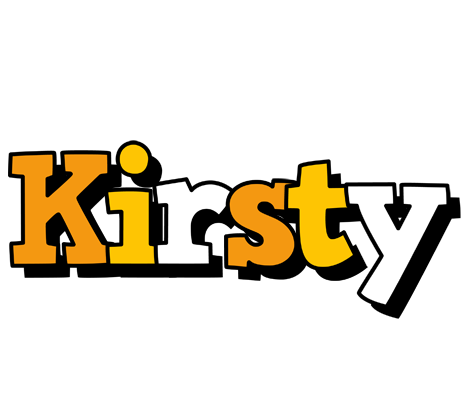 Kirsty cartoon logo