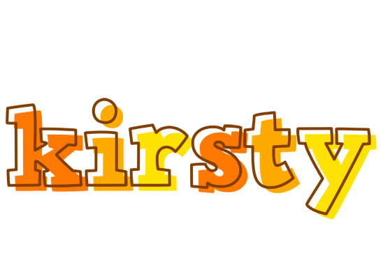 Kirsty desert logo