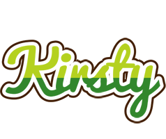 Kirsty golfing logo