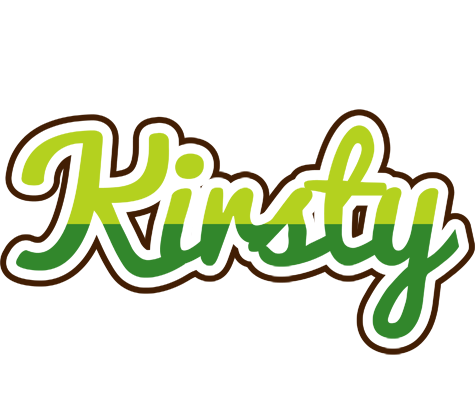 Kirsty golfing logo