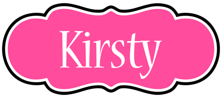 Kirsty invitation logo