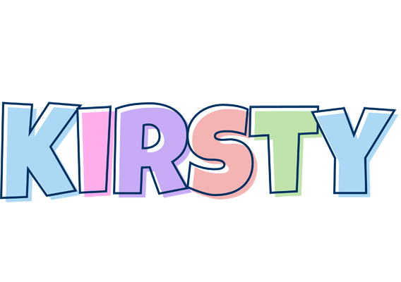 Kirsty pastel logo