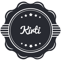 Kirti badge logo