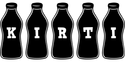 Kirti bottle logo