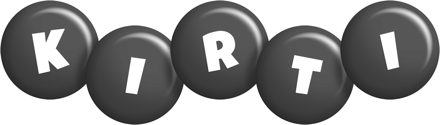 Kirti candy-black logo